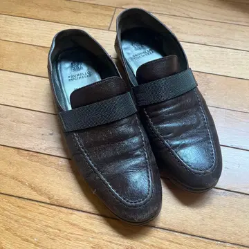 Brunello Cucinelli 모레니 다크 브라운 로퍼 37