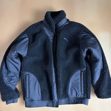 PUMA 블랙 보아 플리스 자켓