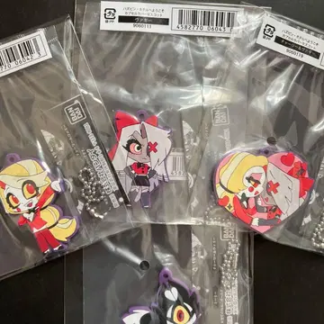 해즈빈 호텔 캡슐 러버 마스코트 찰리 바기 키키