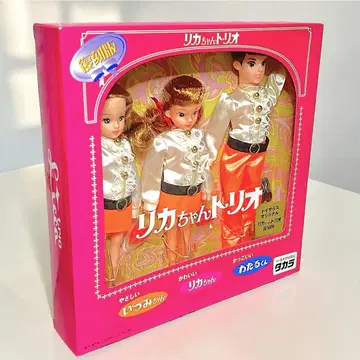 미사용품 타카라 리카짱 트리오 복각판 토이저러스 오리지널