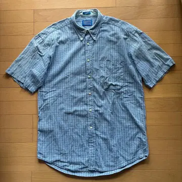 90-00년대 PENDLETON 반팔 버튼다운 셔츠 M (L 상당)