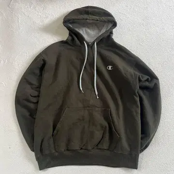 Champion 빅 실루엣 후드티 자수 로고 기모 2XL 스트릿
