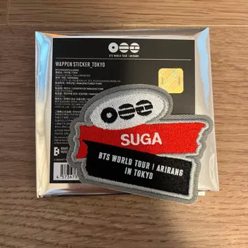 BTS 아리랑 와펜 스티커 도쿄 슈가