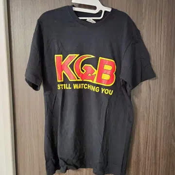 러시아 (구 소련) KGB 티셔츠 S 사이즈 블랙