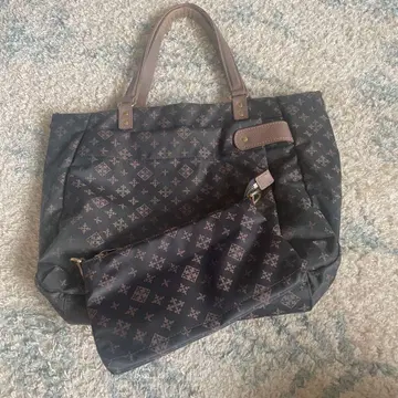 russet 토트백 그레이&핑크