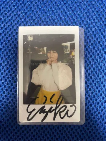 키리하라 미즈키 사인 폴라로이드 CANDY TUNE 리루네이드