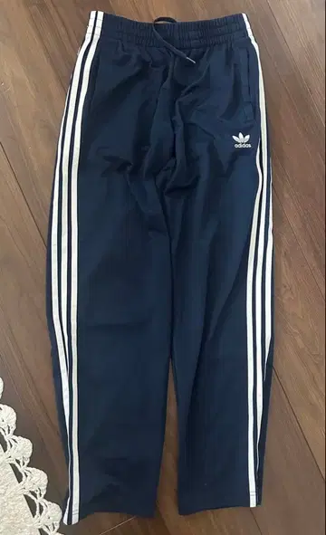 아디다스 트랙 팬츠 저지 쓰리 스트라이프 네이비