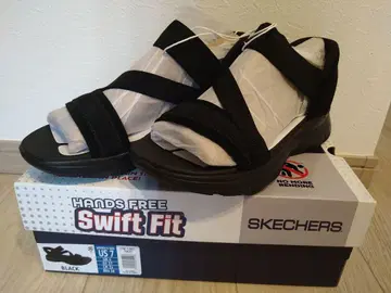SKECHERS Swift Fit 샌들 블랙 US 7