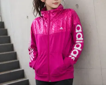 여성용 아디다스 트랙 자켓 저지 핑크