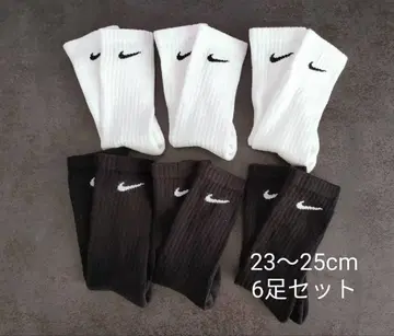 [정품] NIKE 나이키 양말 양말 삭스 23~25cm 6족 세트