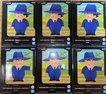드래곤볼 SOFVIMATES 소프트 비닐 메이 손오공 크리린 6체 세트