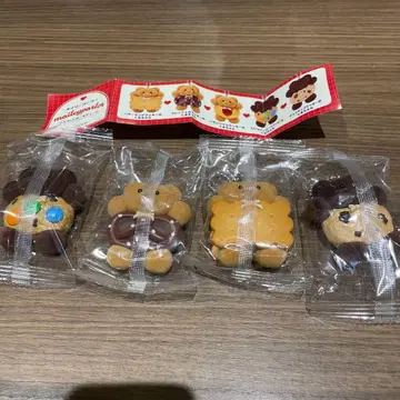 메일리 파라 곰 모양 쿠키 완구 4개 세트