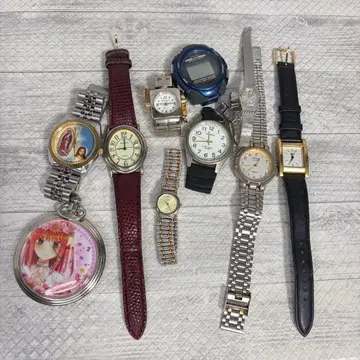 부동산 시계 10개 묶음 관리번호 8 SEIKO guess ALBA 등