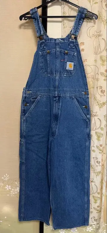 Carhartt 데님 오버롤