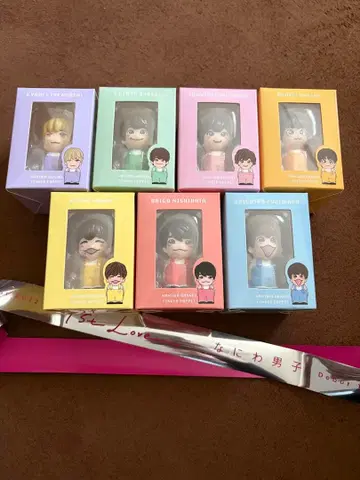 나니와단시 손가락 인형 7체 묶음 판매