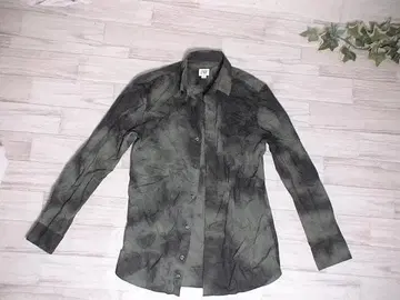 105702 라코스테 라이브 남성용 긴팔 셔츠 그린 블랙 US S