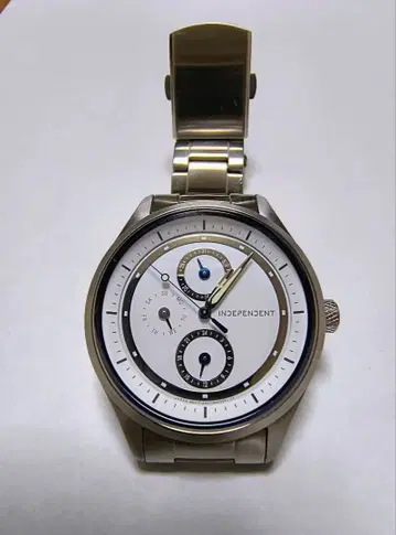 시티즌 INDEPENDENT 화이트 쿼츠 손목시계 (솔라)