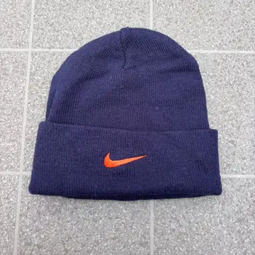 90s archive nike orange swosh 비니 니트 모자