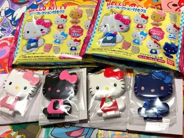 HELLO KITTY 미러 컬렉션 4개 세트 구미 덤