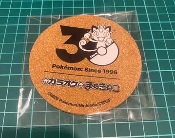 포켓몬 30주년 마네키네코 콜라보 한정판 코르크 코스터 나옹