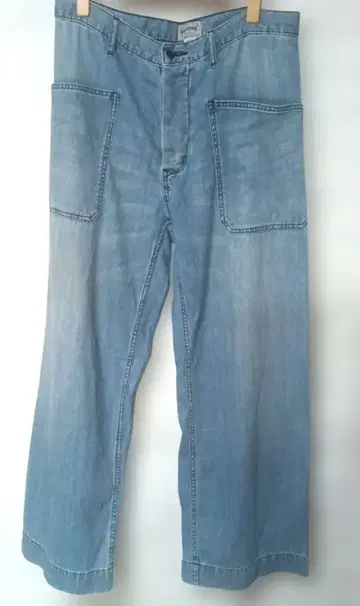 HOUSTON 와이드 워크 팬츠 라이트 블루 LARGE