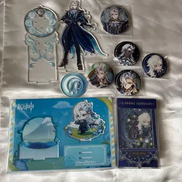 원신 누비예트 아크릴 스탠드 캔뱃지 묶음 판매