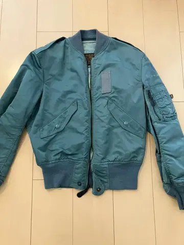 50s 복각 USA제 알파 L-2B 플라이트 재킷 세이지