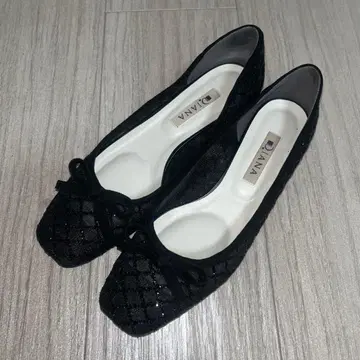 DIANA 스퀘어토 발레 슈즈 글리터 튤 23.5cm