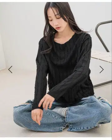 자카드 프린지 LS