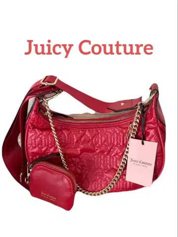 새상품*정품 Juicy Couture 숄더백 퀼팅 빨간색