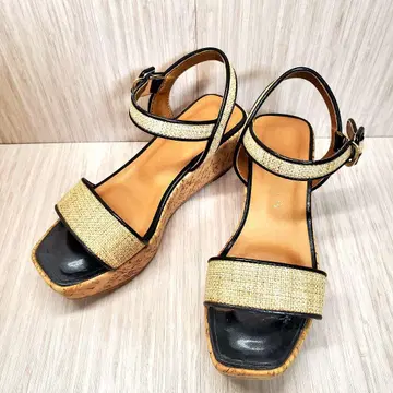 DIANA 다이애나 일본제 웨지솔 샌들 새상품급 S 22.5