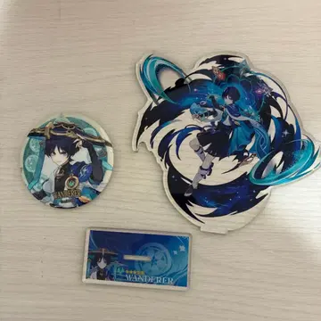 원신 방랑자 Wanderer 아크릴 스탠드 캔뱃지