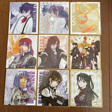 D.Gray-man 원화전 호시노 카츠라의 세계 색지 9장 세트