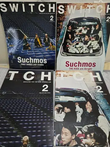 SWITCH Suchmos 특집 2권 세트 포스터 포함