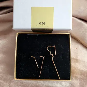 ete 골드 귀걸이 세트