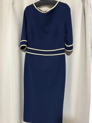 RINASCIMENTO 네이비 반팔 드레스 S