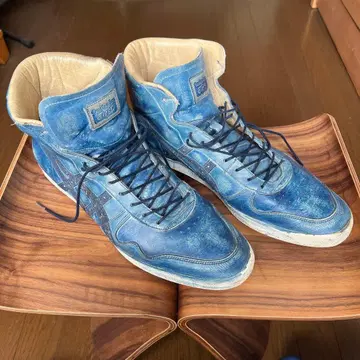 오니츠카타이거 인디고 하이컷 스니커즈