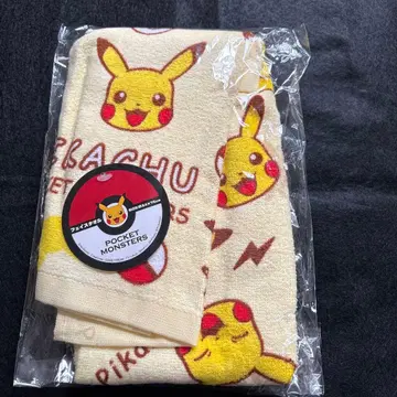 포켓몬스터 피카츄 페이스 타월