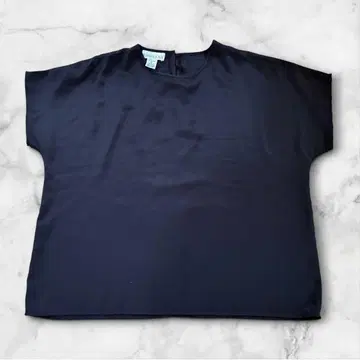 크리스티&질 새틴 블라우스 XL 블랙 수입 구제 의류