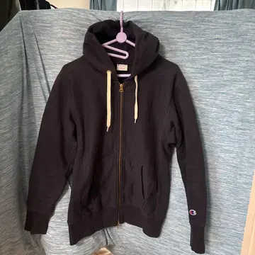Champion Reverse Weave 후드티 M 다크 네이비