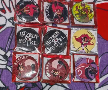 해즈빈 해즈빈 호텔 마루이 시크릿 캔뱃지 세트