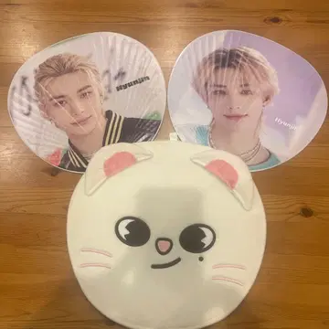 Straykids Hyunjin 부채 커버, 부채 세트