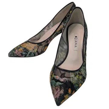 새상품급 DIANA 다이애나 회화 하이힐 펌프스 22cm