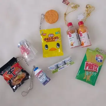 가챠 미니어처 음식 치킨라면 목장의 아침 묶음 판매