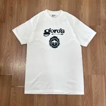 새상품 90년대 90's goro's 고로즈 티셔츠 화이트 M 초기