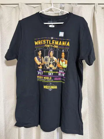 [새상품] WWE 이요 스카이 리아 리플리 비앙카 벨레아 T셔츠 L