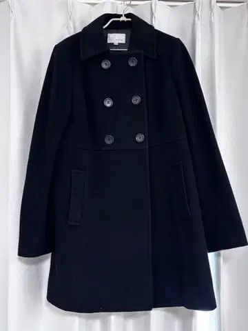 any FAM 블랙 피코트 사이즈 3