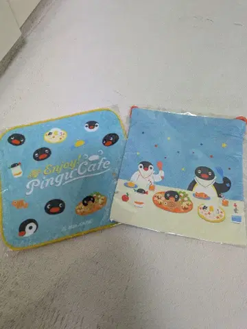 핑구 카페 디자인 타월 세트