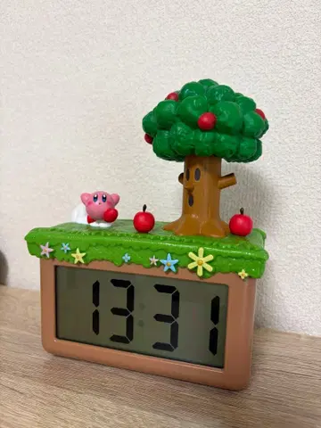 커비 제일복권 B상 GREEN GREENS 알람 시계 (배터리 포함)