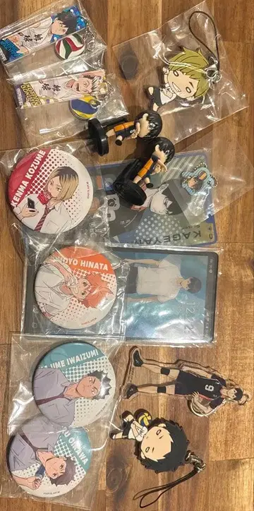카게야마 토비오 미니 피규어, 캔 배지 세트, 기타 등등